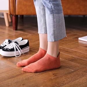 5 paires de chaussettes platique cœur pour femmes, bas de bonne qualité, chaussettes <span class=keywords><strong>courtes</strong></span> à coupe basse, à la cheville - Product Image 3