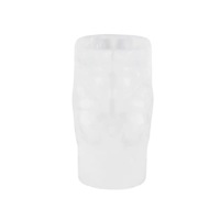 Moule en silicone pour bougie aromatique en forme de feuille d'érable en relief, colonne ronde, pour gâteau, décoration maison DIY, diffuseur de plâtre