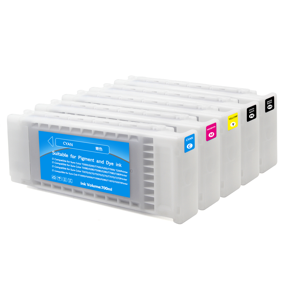 Cartuccia d'inchiostro compatibile Ocbestjet 700 ml/pz completa con inchiostro di sublimazione per Epson SC T5000 T3200 T5200 T7200 T3270 T5270 T3000