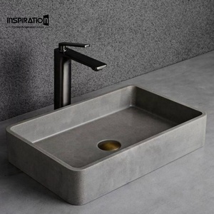 Lavabo en béton auto-cadencable standard, taille universelle pour lavabo de salle de bain <span class=keywords><strong>ancien</strong></span>, remplacement rapide, rénovation - Product Image 1