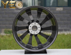 Rines Forjados de Aleación en Negro Mate de 21, 22, 23 y 24 Pulgadas, 5x120, para Land <span class=keywords><strong>Rover</strong></span> <span class=keywords><strong>Range</strong></span> <span class=keywords><strong>Rover</strong></span> L322 L405 L460 L494 L462 L316 D7X - Product Image 5