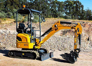 Mini-excavatrice hydraulique XE17U XE19U à performances exceptionnelles, mini-excavatrice de marque supérieure de 1,8 tonne, excavatrice sur chenilles de 2 tonnes à vendre - Product Image 6