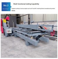 Scie à table coulissante de qualité industrielle pour bois rond de grand diamètre, machine de découpe du bois à alimentation automatique, fournisseur