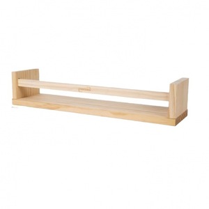 Étagère murale en bois massif à 3 niveaux, bibliothèque rectangulaire suspendue pour chambre d'enfant, organisateur de rangement de jouets, porte-livres pour enfants - Product Image 5