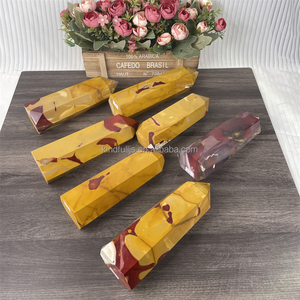 Torre de <span class=keywords><strong>jaspe</strong></span> Mookaite curativa de punto de cristal de piedra Reiki Natural de alta calidad para meditación - Product Image 1