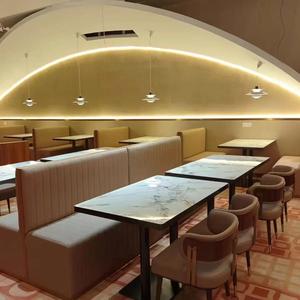 Muebles de <span class=keywords><strong>Restaurante</strong></span> Modernos al por Mayor, Sofá, Sillas de Comedor de Metal, Juego de Mesas y Sillas para Cafetería y Comida Rápida - Product Image 1