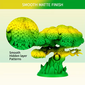 Filamento de Impresión 3D PLA-Matte Series, Degradado Mate Multicolor, 1.75mm +/-0.02mm, Alta Calidad, Material 100% Virgen, Alta Resistencia a la Abrasión - Product Image 5