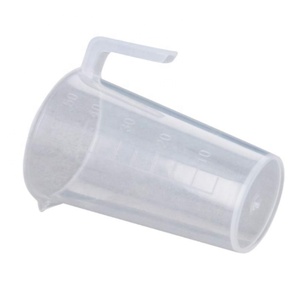カスタムロゴ安い透明スケールビーカー50mlプラスチック計量カップ印刷卒業 - Product Image 5