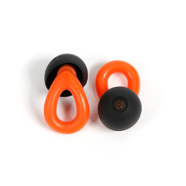 Wholesale Silicone 3 Sizes Replaceable Earplugs Waterproof Reusable Ear Tips Colorful Hearing Protection