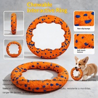 Jouet pour chien et chat ETPU, anneau de traction pour grands chiens, durable, résistant à la mastication, pour jeu interactif, jouet de tirage, jouet éducatif pour le nettoyage des dents, jouet à lancer