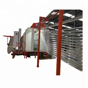 automated aluminum powder coating line fluidized bed equipment for sale