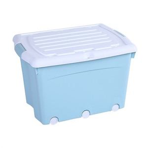 <span class=keywords><strong>Contenedores</strong></span> <span class=keywords><strong>Apilables</strong></span> de Plástico Azul Rubbermaid <span class=keywords><strong>para</strong></span> <span class=keywords><strong>Reciclaje</strong></span>, 14 Galones, <span class=keywords><strong>para</strong></span> Organización de Garaje y Cocina - Product Image 1