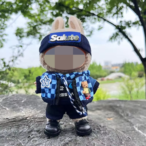 [Muñeca No Incluida] Set <span class=keywords><strong>de</strong></span> Lujo <span class=keywords><strong>de</strong></span> Diseñador Resup <span class=keywords><strong>de</strong></span> Peluche Unisex, Ropa y Accesorios <span class=keywords><strong>de</strong></span> Dibujos Animados: Zapatos, Bolso, Sombrero, Camisa <span class=keywords><strong>para</strong></span> <span class=keywords><strong>Muñecas</strong></span> <span class=keywords><strong>de</strong></span> 17cm - Product Image 4