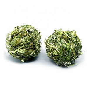 Molares de conejo, Bola de hierba, bola tejida a mano, molares para mascotas, juguetes, conejillos de indias, chinchillas, juguete para masticar, golosinas para conejos - Product Image 4