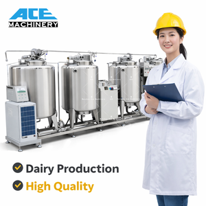 <b>Small</b> Liquid Ice Cream Pasteurizer Homogenizer Milk Tank Mini Dairy Plant Process Line - Product Image 2