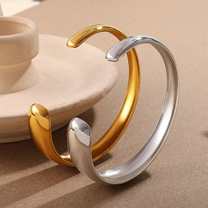 Stainless Steel <b>Bracelet</b> 18K Gold Plated <b>Crystal</b> Rhinestone Women's Fashion Jewelry Gift - Product Image 3