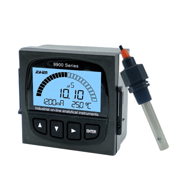 EC Meter Industrial Online Conductivity Meter Controller Resistivity Meter TDS Meter Conductivity Electrode EC-9900 Customizable