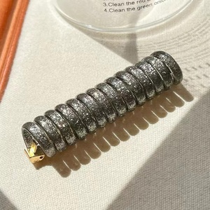 2024 nouveau doux jour se précipiter haute élastique tresse durable élastique bulle tresse fluorescent couleur vive point ligne de téléphone droite - Product Image 4
