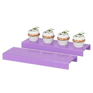 Présentoir en acrylique <span class=keywords><strong>MY</strong></span> en forme de U de 12x3.9x1 pouces pour comptoir, organisateur de rangement pour ustensiles de cuisine, cosmétiques, sacs – Seulement une pièce - Product Image 3