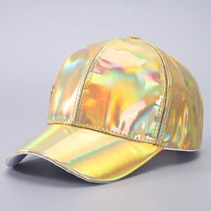 Gorra de Béisbol Unisex de 6 Paneles, Estilo Punk, Deportiva, a Rayas, con Bordado 3D, Colores Degradados de Arcoíris, Acabado Pintado - Product Image 2