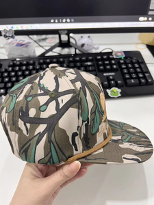 Casquette Snapback à imprimé camouflage, 6 panneaux, réglable, unisexe, style streetwear, casquette de baseball, printemps été, tissu sergé décontracté - Product Image 4