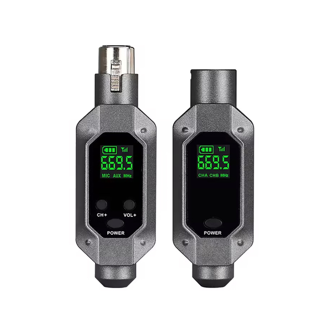 U2 PA System Wireless XLR Plastic Microphone Transmitter Receiver