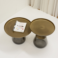 Costume de mode moderne salon gris table basse en verre pour la maison tables et chaises élégantes pour café