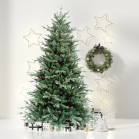 4M Epicéa Grandes Décorations Extérieures Petit Arbre de Noël 12 Pieds 16FT 30FT avec Ornements