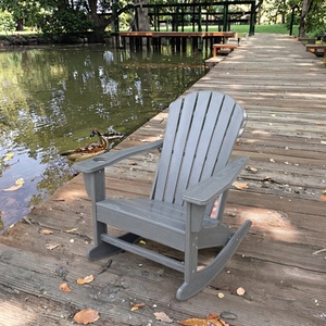 Weerbestendige Hdpe Adirondack Schommelstoel Voor Buitentuin En Park Houten Vrijetijdsrocker Voor Woonkamer En Exterieur - Product Image 2