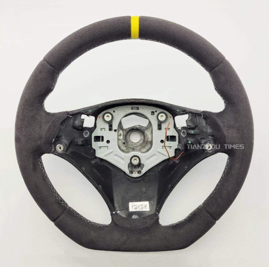 Without frame+Aicantara+with hole+yellow stitching