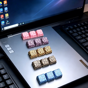 Leopard Print Keycaps Plastic Resin For Universal <b>Mechanical</b> <b>Keyboard</b> DIY Toy - Product Image 4