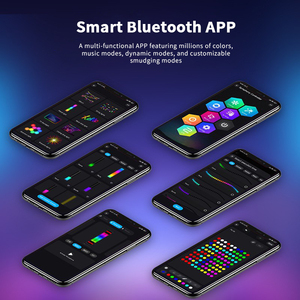 <span class=keywords><strong>Led</strong></span> RGB điều khiển âm thanh thanh ánh sáng ban đêm môi trường xung quanh đèn đêm với ứng dụng và điều khiển từ xa cho e-thể thao trang trí - Product Image 3