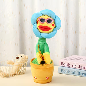 ตุ๊กตาดอกทานตะวันไฟฟ้าร้องเพลงเต้นบันทึกเสียงเรียน<span class=keywords><strong>พูด</strong></span>ได้  งานปั้นทราย  <span class=keywords><strong>ดอกไม้</strong></span>แสนน่ารัก  ขนาด 31-50 ซม. สำหรับเด็กและวัยรุ่นทุกเพศ - Product Image 3