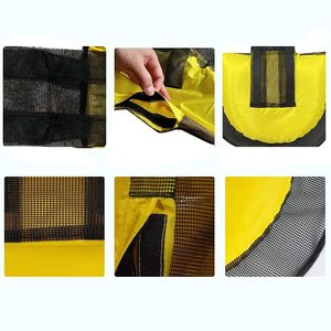Filet de fuite pour grenouilles avec toboggan pour piscine, réutilisable, abri pour animaux, bouée extérieure, jaune, bleu, noir, vert, rouge, fleurs, tissu Oxford - Product Image 3