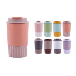Taza de Café de Estilo Simple, Taza Térmica de Acero Inoxidable que Conserva el Agua Fría, Taza de Agua Portátil para Automóvil, Taza de Viaje para Leche y Café - Product Image 1