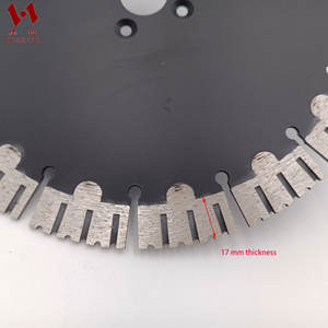 Disque de coupe diamanté pour meuleuse d'angle 9 pouces (230 mm) – Lame diamantée 9 po pour béton, granit, pierre, brique, maçonnerie - Product Image 5