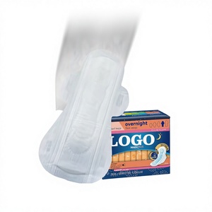 Serviettes hygiéniques jetables ultra-fines en coton <span class=keywords><strong>Rael</strong></span> de qualité supérieure, super absorbantes, respirantes, avec ailettes, pour usage nocturne, pour adolescentes - Product Image 1