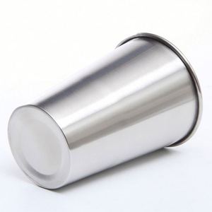 แก้วเบียร์สแตนเลส 304 แบบพกพา สำหรับน้ำเย็น  รับสกรีนโลโก้ - Product Image 5