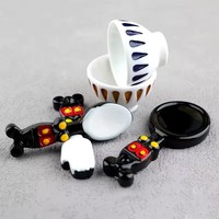 Belle 3D Miniature Cuisine Outils Couteau Cuillère Gaz Réservoir Conception Résine Enfants Dollhouse Jouer Kit Artisanat pour Utilisation Souvenir
