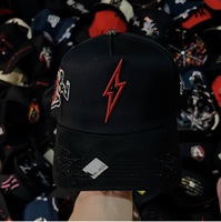 Topi Baseball El Barbas Berkualitas Tinggi Bordir Logo Tangan Asli, Pinggiran Melengkung, Kanvas Rich Forever