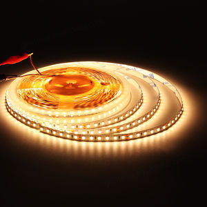 ไฟแอลอีดีแบบเส้น 24V 8มม. PCB RA98 SMD2835 120LED/เมตร ปรับความสว่างได้ แถบไฟแอลอีดีแบบยืดหยุ่น แสงวอร์มไวท์/แสงธรรมชาติ 10ม. สำหรับติดตั้งใต้ตู้ - Product Image 1