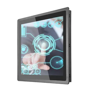 Industrial Panel Pc 19 Inch Fanless J1900 I3 I5 I7 Barebone System Industrial Touch Screen Panel PC Aluminum Alloy Industrial All In 1 PC