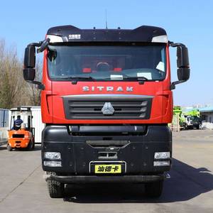 Roter SITRAK 6x4 Muldenkipper Schwerlast-Kipper 10-Rad Diesel-Frachttransporter für Baustellentransport - Product Image 6