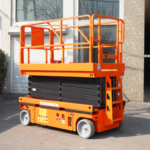 12m 14m Lift Aerial Work Platform <strong>Electric</strong> Hydraulic Small Self Propelled Scissor Lifts - Product Image 4