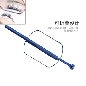 Nouveau miroir carré rotatif pliable multifonctionnel pour extensions de cils, grand miroir d'inspection des cils, extension de cils - Product Image 4