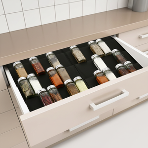 MIXWARES Ladder Style Foldable <strong>Plastic</strong> Cabinet Organizer Kitchen Counter <strong>Storage</strong> <strong>Shelf</strong> - Product Image 1