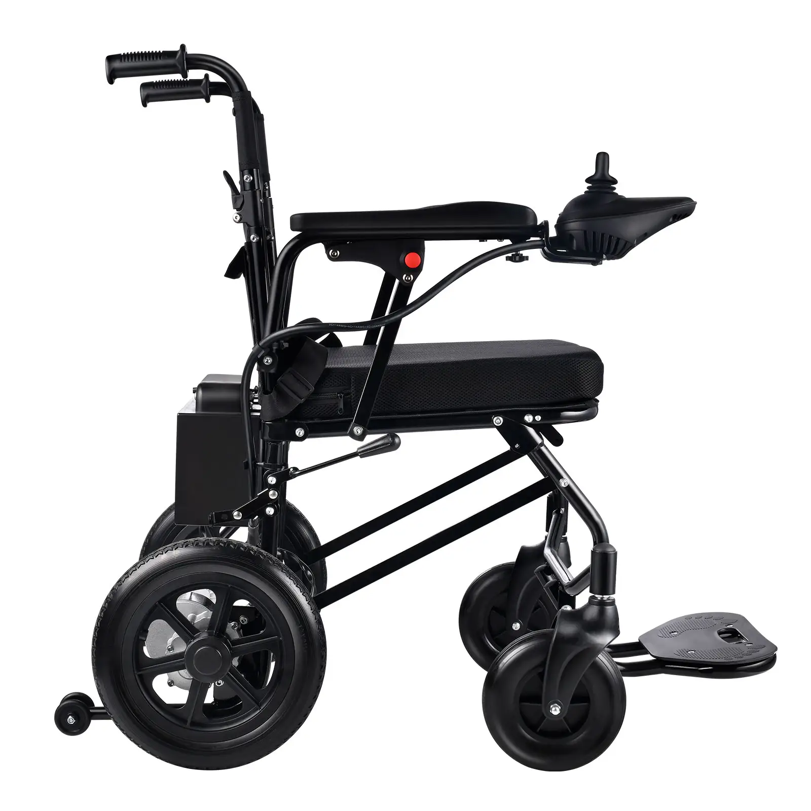 Fauteuil roulant électrique en alliage d'aluminium Portable de haute qualité fauteuil roulant d'assistance électrique pliable de voyage léger pour adultes