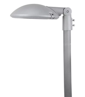 Lampe de rue LED à tête ronde de style européen en aluminium moulé sous pression 30w 40w 50w 60w 80w pour jardin