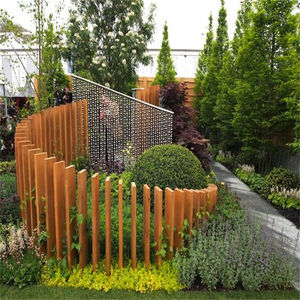 Corten Staal Tuin Hek Post Voor Koop Verstelbare Metalen Hek Berichten - Product Image 3