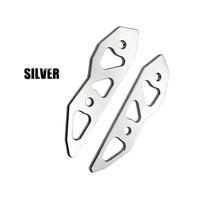 Support de pare-brise avant pour modification de performance de moto, en alliage d'aluminium CNC, compatible avec les modèles Yamaha NVX155 Aerox155